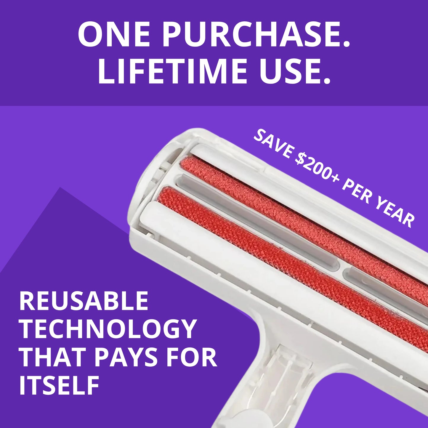 Floof Away - 2-Way Reusable Pet Hair Remover